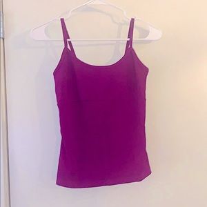 Bebe magenta tank top size small